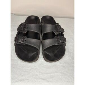 BIRKENSTOCK Arizona Essentials Black Water Sandal Summer Footbed = 9.5"